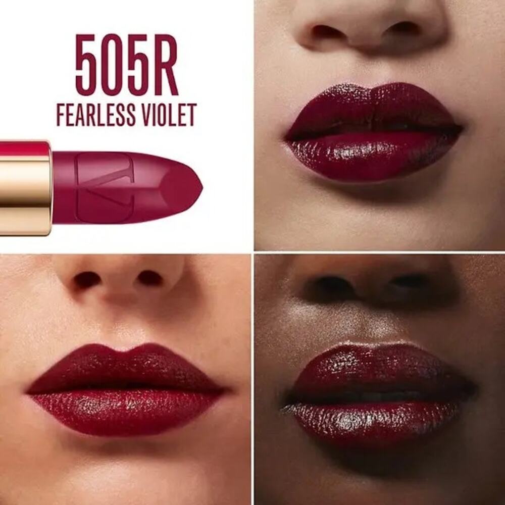 Valentino Rosso Valentino Satin Lipstick 505R 3.4g Full Size NWOB - Picture 2 of 7